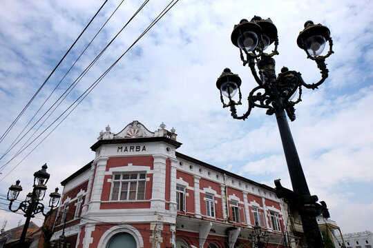 Marba Building is historic building in the old city of Semarang, was built in the mid-19th century, Kota Lama Semarang, Indonesia.