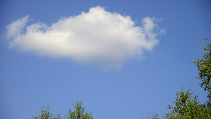 
Blue sky with cloud on desktop