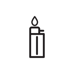 lighter icon vector symbol template