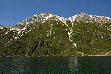 Tatra Mountains Poland (Morskie Oko). Spring in the Tatras.