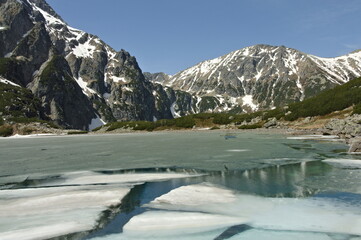 Tatra Mountains Poland Czarny Staw pod Rysy. © Tomek