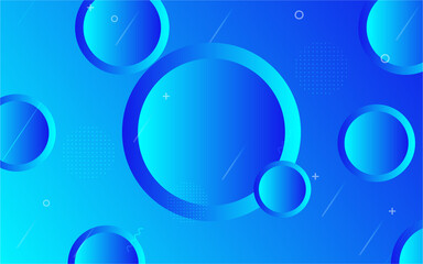 Abstract geometric blue color background