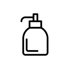 liquid soap icon vector symbol template