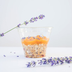 Granola morning breakfast.