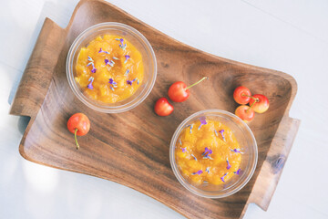 Granola morning breakfast.