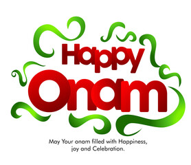 Happy Onam festival of South India Kerala. Big Shopping Sale Advertisement background for advertisement and promotion background for Happy Onam festival 