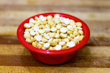 Roasted gram nuts its main ingredients for Indian dish