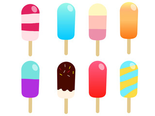 ポップなアイスキャンディ