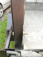 construction worker cutting concrete