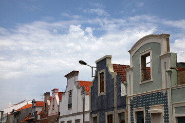 Fototapeta na wymiar Known as the Venice of Portugal. The town of Aveiro Portugal