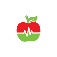 healthy food logo , organic food logo