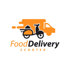 food delivery logo design