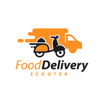 food delivery logo design