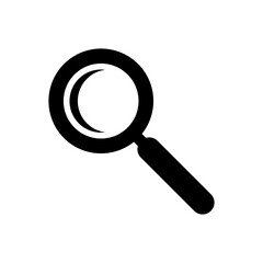 magnifying glass icon vector symbol template