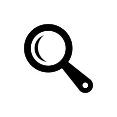 magnifying glass icon vector symbol template