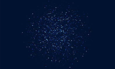 Dark Galaxy Digital Glitter Design. White Bright 