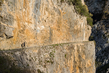 senderismo por los Picos de Europa en la ruta del Cares