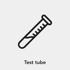 test tube icon vector sign symbol