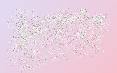White Rain Effect Pink Background. Shiny Glow 