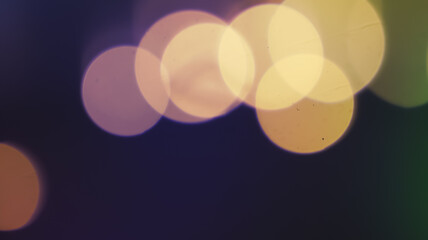 Natural Multicolored Bokeh Garland Particles Effect Photo Overlays Background Glowing Abstract Lens Lights Defocused Circles and Blur Colored Glitter Beautiful Glamour Style. Use Screen Overlay Mode.