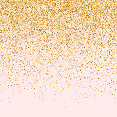 Yellow Dot Glamour Pink Background. Luxury 