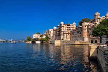 Udaipur. Rajasthan. India – December 30, 2014 : An External view