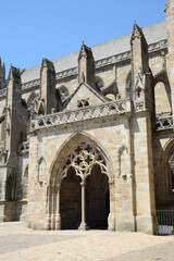 Fototapeta na wymiar Basilika St. Tugdual in Treguier, Bretagne