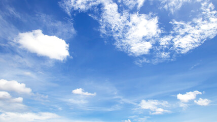 Naklejka na ściany i meble blue sky in sunny day texture