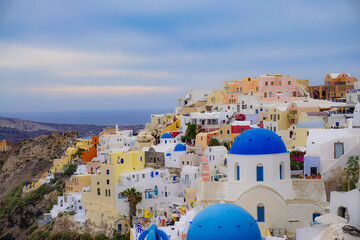 サントリーニ島、イアの町並み1