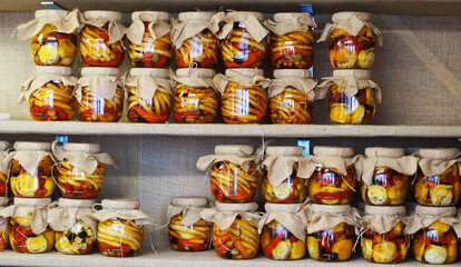 Obraz premium czech cheese in oil