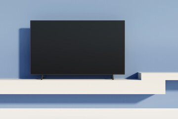 Large flat-screen TV in living room