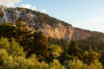 Mountains view from Zia village. Kos, Greece.