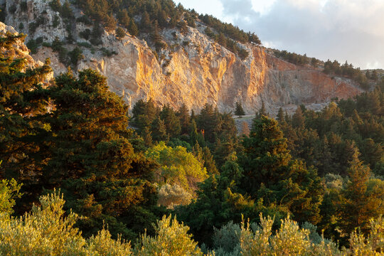 Mountains view from Zia village. Kos, Greece.
