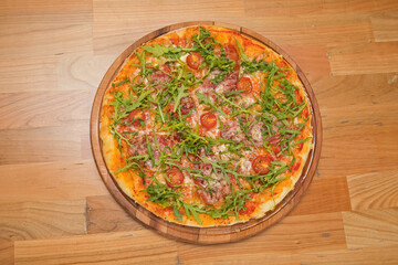 Arugula Pizza Wood Italy