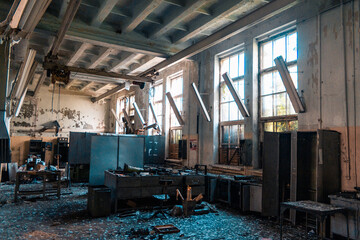 old Soviet factory premises