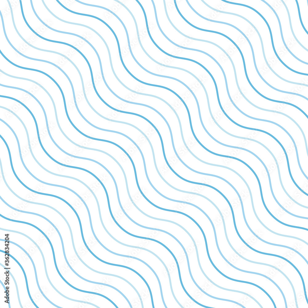 Poster wave pattern abstract blue background vector design