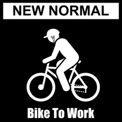 new normal, bike to work