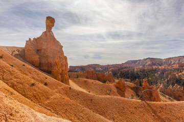 Fototapeta na wymiar The voodoos, generic red rock in Bryce Canyon National Park, Utah.