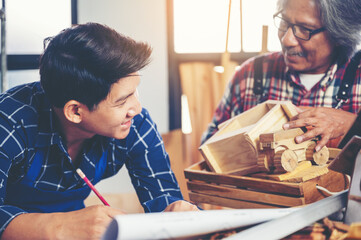 Professional carpenters are teaching carpentry to a new generation.