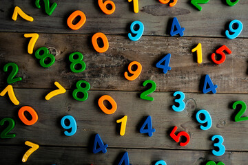 数字　背景素材　算数