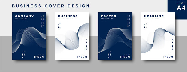 Set of business cover design