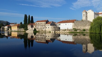 Trebinje, a town on the banks of Trebišnjica river in Bosnia