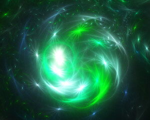 Obraz premium fractal on black