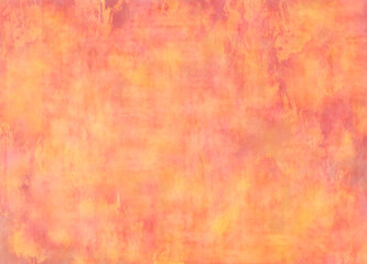 Autumn fire and autumn leaves watercolor background