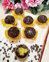 cake with chocolate