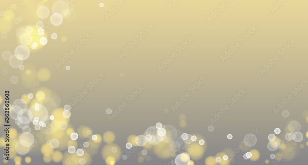 Poster beautiful bokeh blurred lights vector abstract background with defocused transparent lights effect w