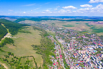 Aerial view landscape