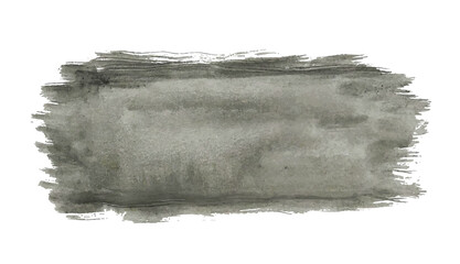 Gray rough stroke. Gray Watercolor background