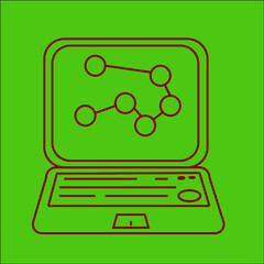 vector set of computer icons