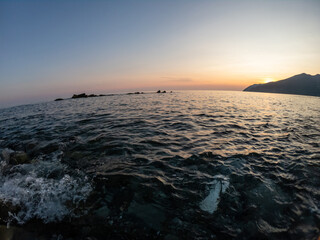 Obraz premium view of the ligurian coast. 